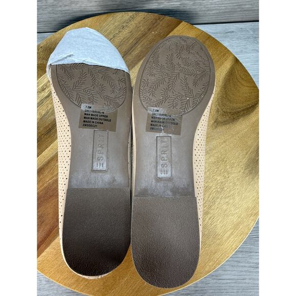 EASY SPIRIT Womens Beige Padded Orly Round Toe Slip On Flats Shoes 7.5 - Picture 7 of 8